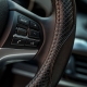 Genuine Leather Car Steering Wheel Cover Soft Wearable Universal Coprivolante Auto  Interior Accessories Red Blue Black