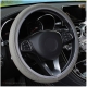Automobile Universal Steering Wheel Cover Non-slip Car Steering Wheel Cover Non-slip Embossed Leather Car-styling