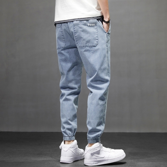 Mens Jean 2022 Jogger Harem Pant Men Pants Harajuku Cargo Jeans Cotton Casual Harem Denim Hip Hop Sweatpants Male Trousers