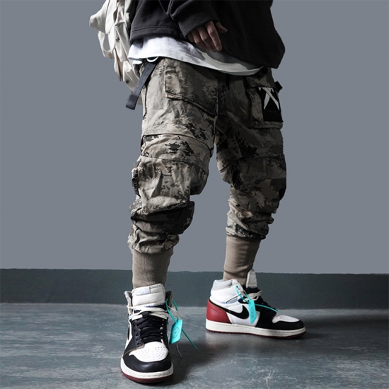 11 BYBBS DARK Detachable Multi-Pocket Cargo Pants Men Harajuku Hip Hop Streetwear Joggers Man Elastic Waist Sweatpants Techwear