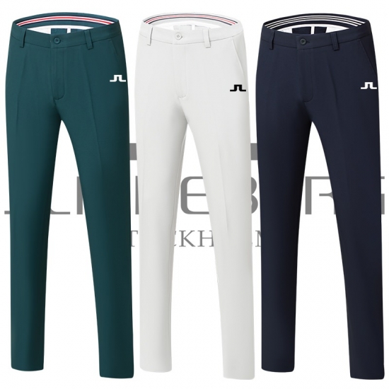 Spring Autumn Mens Golf Pants Thick four-Way Stretch Solid Color Sports Casual Pants Golf Clothing