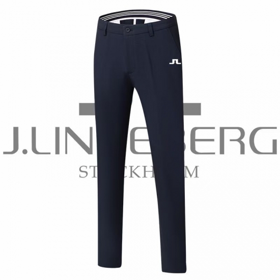 Spring Autumn Mens Golf Pants Thick four-Way Stretch Solid Color Sports Casual Pants Golf Clothing