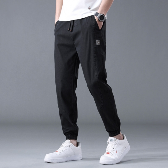2022 Spring Summer Cotton Jogger Pant Men Pants Harajuku Cargo Jeans Casual Harem Denim Hip Hop Sweatpants Male Trousers