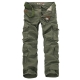 Fashion Military Cargo Pants Men Loose Baggy Tactical Trousers Outdoor Casual Cotton Cargo Pants Men Multi Pockets Big size