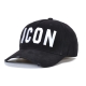 Baseball Caps High Cotton Adjustable Baseball Caps ICON letter black cap for Men Dad Hats