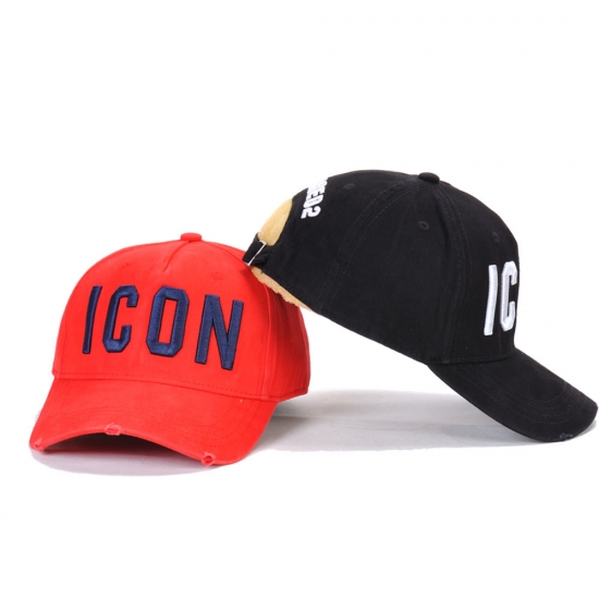 Baseball Caps High Cotton Adjustable Baseball Caps ICON letter black cap for Men Dad Hats