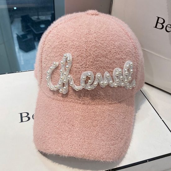 2022 Brand Windproof Cashmere Baseball Caps Trendy Khaki Pink Plus Velvet Warm Winter Hats For Women Men Gorras Para Mujer