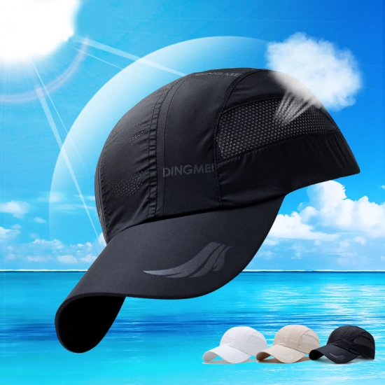 Summer For Men Outdoor Sports Running Cap Male Golf Perspiration Quick Dry Baseball Caps Women Kpop Solid Snapback Brand Hat E37