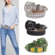 Rhinestone Belts For Women Man Luxury Brand Diamond Designer Belt For Jeans Cowboy Cowgirl Western Cinto