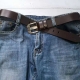 Luxury Designer Belts for Men Vintage Spilt Genuine Leather Pin Buckle Waist Strap Belt for Jeans