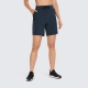 SYROKAN Women Lightweight Athletic Bermuda Drawstring Shorts Elastic Waist Workout Walking Shorts with Side Pockets 7 Inches