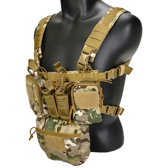 CS Match Wargame TCM  Chest Rig Airsoft Tactical Vest Military Pack Magazine Pouch Holster Molle System Waist Men Nylon