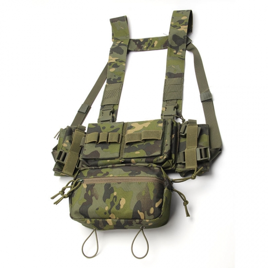Tactical MK3 Chest Rig Micro Chassis SACK Pouch H Harness M4 AK Magazine Insert Airsoft Paintball Accessories Hunting Vest