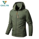 CHILYN Mens Hiking Jackets Outdoor Waterproof Breathable Hooded  Camping Climbing Trekking Coat Sports Travel Clothes