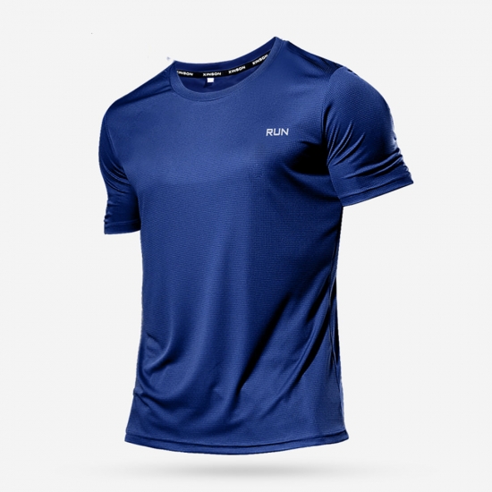Multicolor Quick Dry Short Sleeve Sport T Shirt Gym Jerseys Fitness Shirt Trainer Running T-Shirt Mens Breathable Sportswear