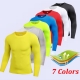 NEW Comfortable Mens Compression Under Base Layer Top Long Sleeve Tights Sports Rashgard Running T-shirt Gym T Shirt Fitness