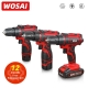 WOSAI 12V 16V 20V Cordless Drill Electric Screwdriver Mini Wireless Power Driver DC Lithium-Ion Battery 3-8-Inch