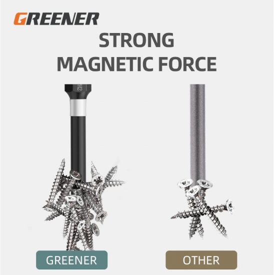 Greener Strong Magnetic Batch Head Cross High Hardness Hand Drill Bit Screw Electric Screwdriver Set 50 65 70 90 150mm Impact