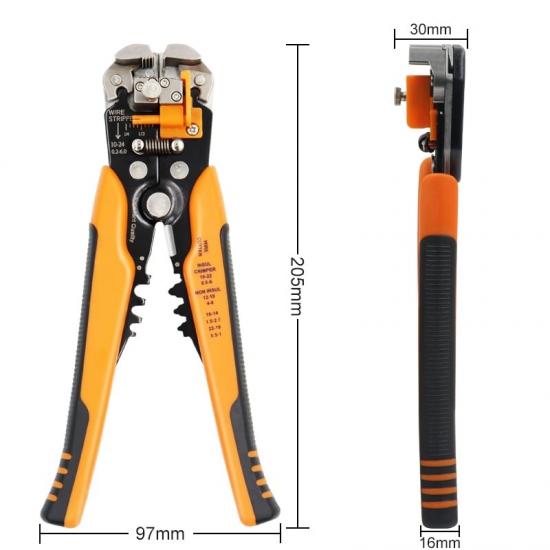 HS-D1 Crimper Cable Cutter Automatic Wire Stripper Multifunctional Stripping Tools Crimping Pliers Terminal 0-2-6-0mm2 tool