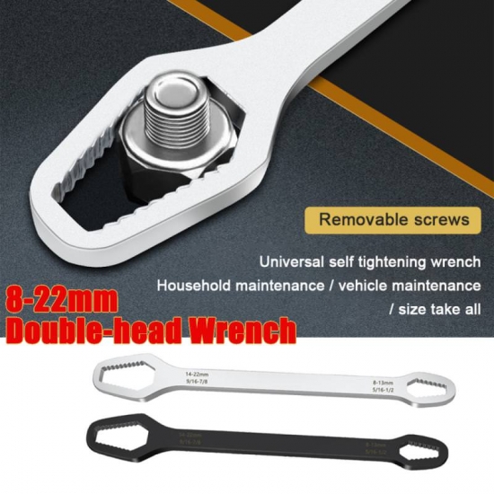 8-22mm Universal Torx Wrench Board Adjustable Double-head Torx Spanner Self-tightening Glasses Wrench Multi-purpose Hand Tools
