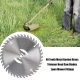 150 mm 40 Teeth Metal Grass Trimmer Heads Blade Replacement Weed Eater Saw Blade Lawn Mower Fit Accessory for Garden Power Tool