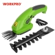 WORKPRO 3-6-7-2V Electric Trimmer 2 in 1 Lithium-ion Cordless Garden Tools Hedge Trimmer Rechargeable Hedge Trimmers for Grass