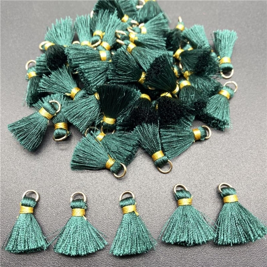 10pcs Polyester Trim Fringe Tassel Sewing Curtains Accessories DIY Keychain Cellphone Straps Pendant Tassels For jewelry Making
