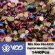 VDD SS4-SS20 Mix Size Clear Crystal Non HotFix Gold FlatBack Rhinestones Decorations DIY Glitter Stones 3D Nail Art Accessories