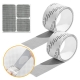 Strong Self Adhesive Window Screen Repair Tape Window Net Screen Repair Patch Covering Up Holes Tears Anti-Insect Mosquito Mesh