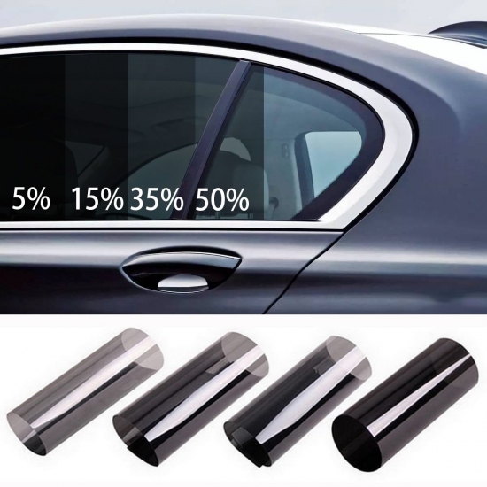 Width 40-50-60-70-80-90 cm Heat -amp;amp; UV Block Professional Window Tint Auto Car UV Protector Glass Sticker Sun Shade Window Film