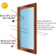 Privacy Window Film Sun Blocking Mirror Reflective Window Tint One Way Heat Control Vinyl Anti UV Glass Stickers for Home Office