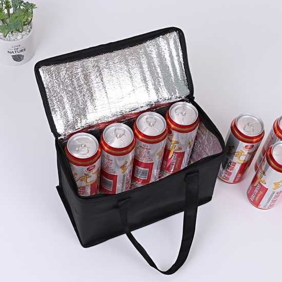 Portable Thermal Insulated Beer Cooler Box Outdoor Camping Lunch Bento Bags Trips BBQ Meal Drink Zip Pack Picnic Supplies 아이스박스