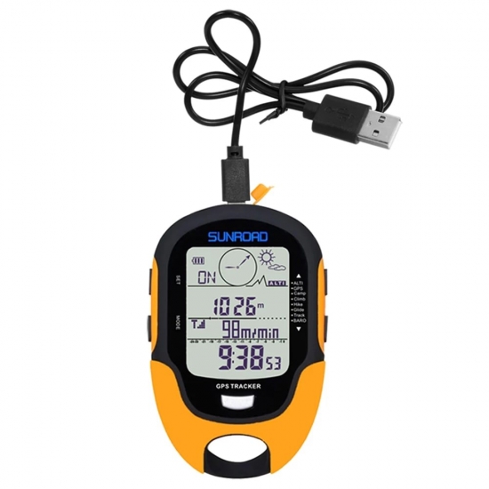 Outdoor Quality Handheld GPS Navigation Receiver Portable Handheld Digital Altimeter Barometer Compass Locator