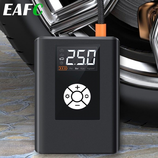 4000Mah Mini Car Air Compressor 120W 150Psi Electric Wireless Portable Tire Inflator Pump For Motorcycle Bicycle Auto Tyre Balls