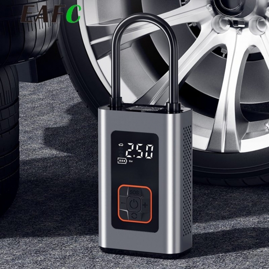 4000Mah Car Air Compressor 140Psi Electric Wireless Portable Tire Inflator Pump For Motorcycle Bicycle Boat Auto Tyre Balls