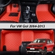 100% Fit Custom Made Leather Car Floor Mats For Vw Volkswagen Gol G6 G5 2005 2006 2007 2013 Carpet Rugs Foot Pads Accessories