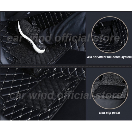Custom Made Leather Car Floor Mats For Mazda Cx5 Cx-5 2015 2016 Interior Details Auto Carpets Rugs Foot Pads Accessories