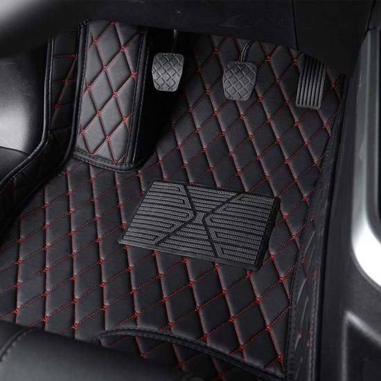 Flash mat leather car floor mats for Fiat All Models palio viaggio Ottimo Bravo Freemont 500 auto accessories foot mat styling