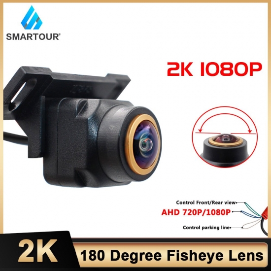 Smartour Ahd 1920X1080P Ccd Cvbs 720P Fisheye Lens Car Front-Rear View Camera Starlight Night Vision Vehicle Reverse Camera