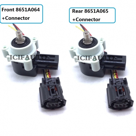 2 Year Warranty Front Rear Height Sensor 8651A064 8651A065 Plug Pigtail Connector For Mitsubishi Pajero Montero 4 Iv 2007-2016