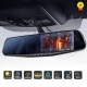 4-3In 24H Driving Recorder Hd 1080P Mirror Car Dash Cam Dual Lens Video Recorder Car Dvr Dash Camera Black Box Dashcam New 2022