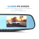 4--3In Dash Cam Car Dvr 24H Hd 1080P Dash Camera Dual Lens Video Recorder 1080Pcycle Dashcam Mirror Driving Recorder