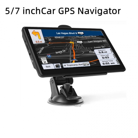5-7Inch Gps Navigation For Car Truck Accessories Free Map Update Tools 8Gb Speed Warning Voice Broadcast Amercia Europe
