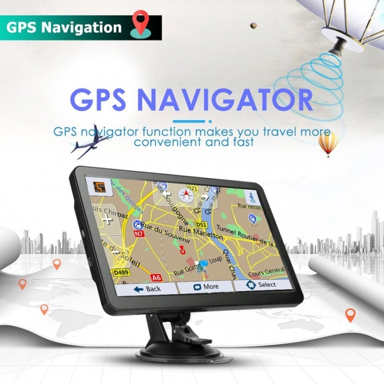 G101 Gps Navigator 7 Inch Car Gps Navigation Navigator 256Mb+8G Capacitive Screen Fm Voice Prompts Hd Resolution For Car Truck
