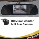 Hippcron Car Rearview Mirror Monitor 4-3 Or 5 Inch Hd Video Auto Parking Monitor For Night Vision Led  Reversing Cameras