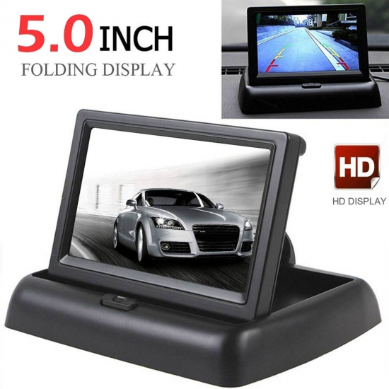 5-0 Car Monitor Screen For Rear View Reverse Cat Lcd Display Hd Digital Color 5-0 Inch Hd Screen Parking Assistance Rear