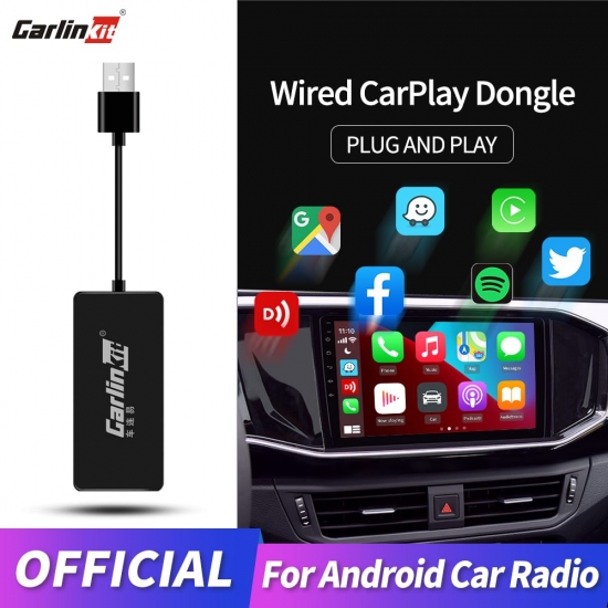 Carlinkit Wired Apple Carplay Dongle Android Auto Carplay Smart Link Usb Dongle Adapter For Navigation Media Player Mirrorlink