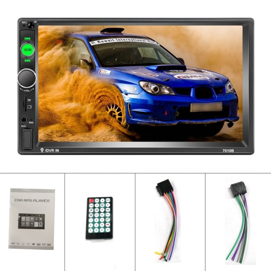 Podofo Universal 2 Din Car Radio Stereo 7 Inch Hd Touch Screen Multimedia Player Bt Autoaudio Fm Receiver Mirror Link Monitor