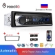 Podofo Jsd-520 1 Din Car Radio Tape Recorder 5301 Bluetooth Mp3 Player Fm Audio Stereo Receiver Music Usb-Sd In Dash Aux Input