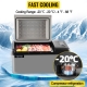 Vevor 20L 22L 35L 45L 55L Car Refrigerator Mini Fridge Freezer Portable Compressor Cooler 12-24V Dc 110-240V Ice Box For Camping